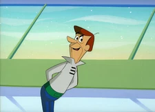 GEORGE JETSON Jetsons The Movie HANNA BARBERA PRODUCTION CEL & DRAWING 1990