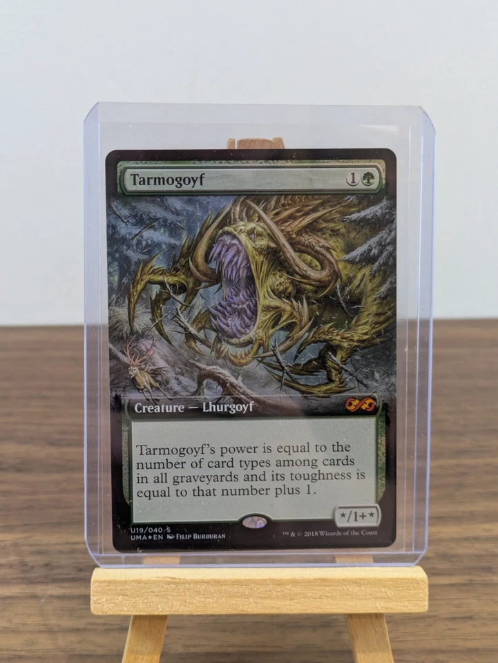 Tarmogoyf Foil Extended Art Ultimate Masters MTG Magic The Gathering Card Holo - Image 2 of 4