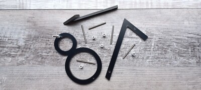 1pc Black 139mm Modern House Number Outdoor 5.5 inch ABS Plastic Apartment Door Numbers Mailbox Address Sign #0-9 With Screws - 13