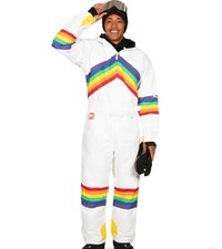 Tipsy Elves Snow Suits Mens L Sunrise Shredder One Piece Performance Snow Suits