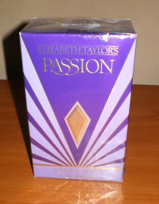 Vintage Elizabeth Taylor PASSION Eau de Toilette EDT Splash 2.3oz SEALED Box NEW