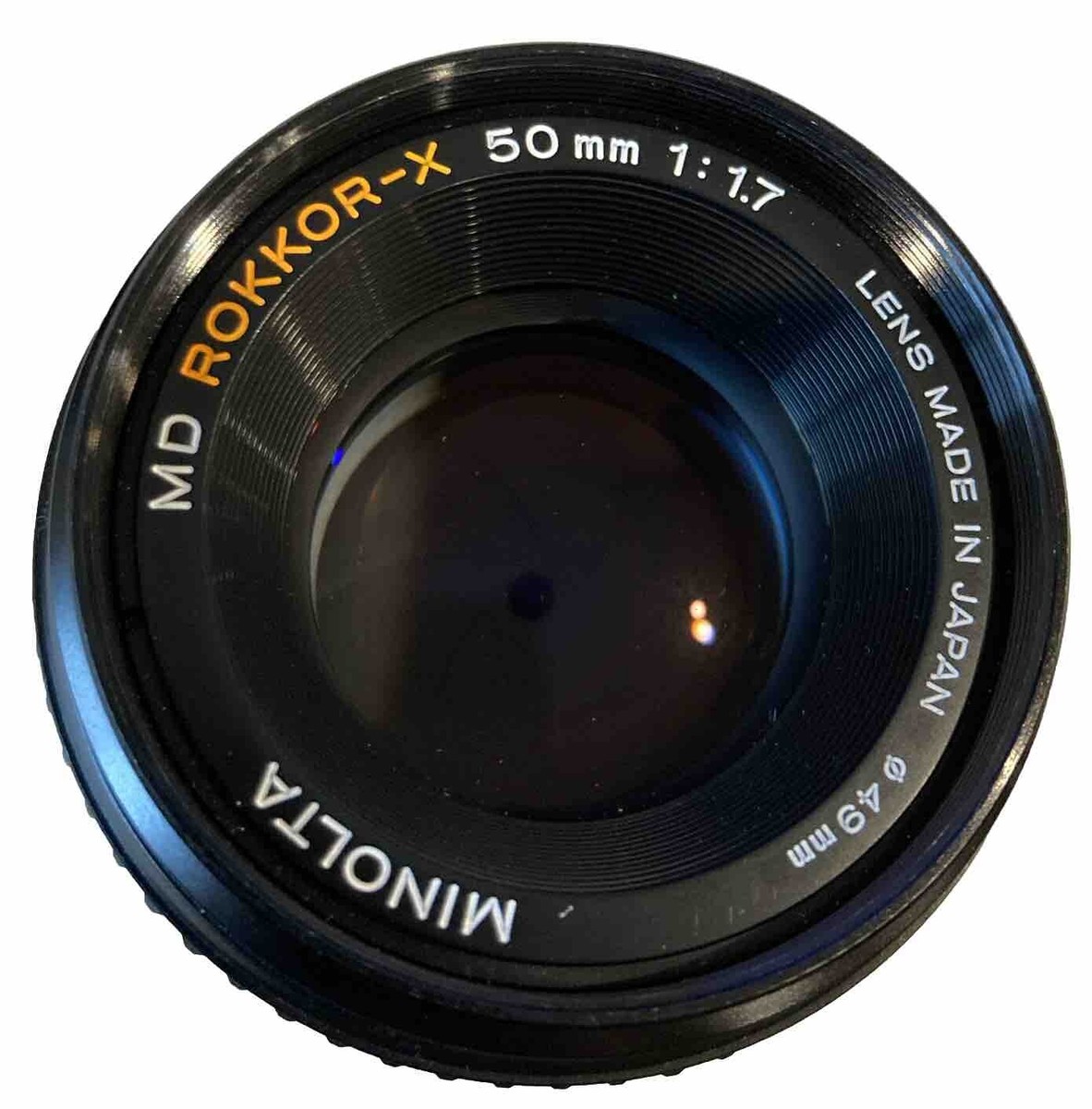 Minolta MD Rokkor X, 50mm, f1.7 Manual Focus Lens | eBay Minolta MD Rokkor X, 50mm, f1.7 Manual Focus Lens | eBay