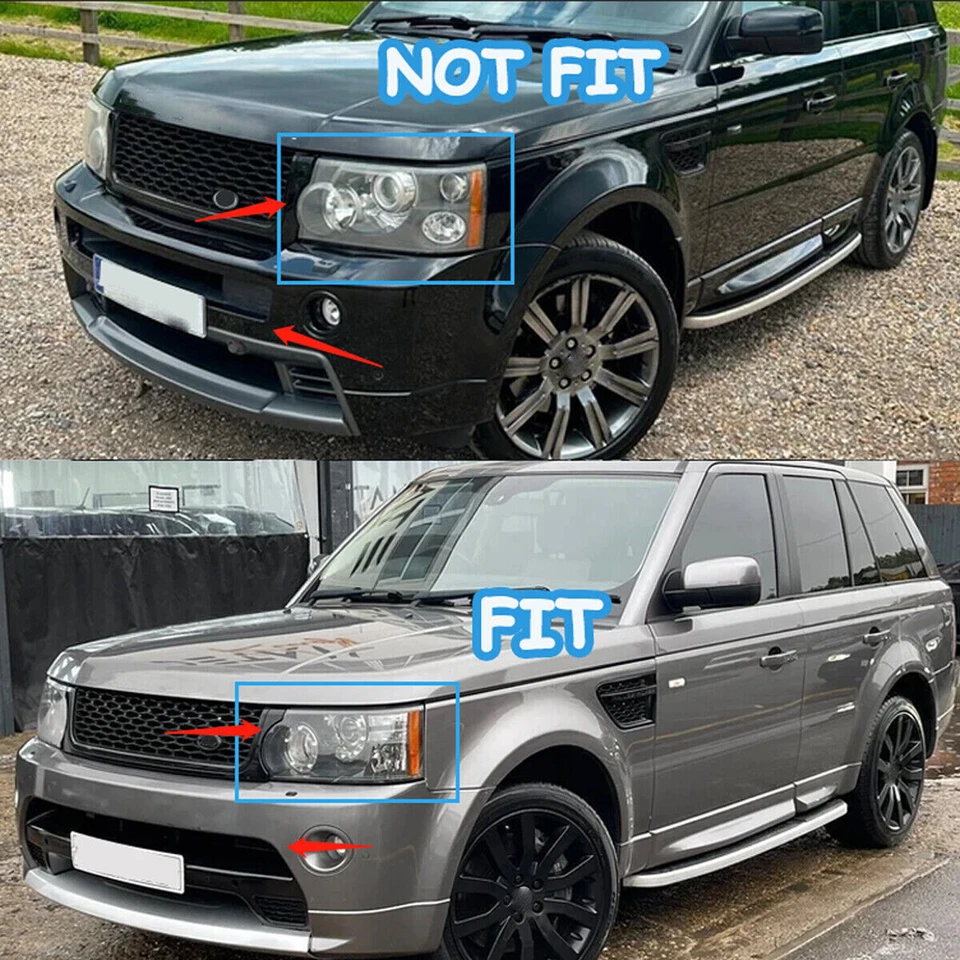 Abajur tampa lente farol para Land Rover Range Rover Sport 2010-2012 2013 - Imagem 2 de 4