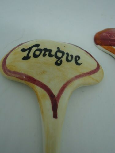 Toni Raymond Sandwich Markers x 2 Tongue & Ham Vintage Retro British - Foto 2 di 4