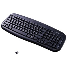 ONN 2.4 GHz Black Wireless Keyboard (ONNK1H) ...