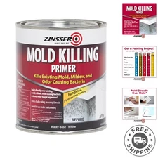 EPA Registered Water-Based Mold Killing Primer - 32 Oz for Home & Interior Use