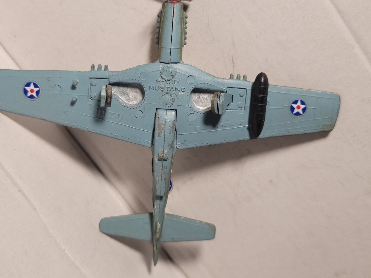 Lintoy FIGHTERS P-51D Mustang 置物 VINTAGE LINTOY P-51D MUSTANG AIRPLANE DIE-CAST 4.5 INCHES | eBay