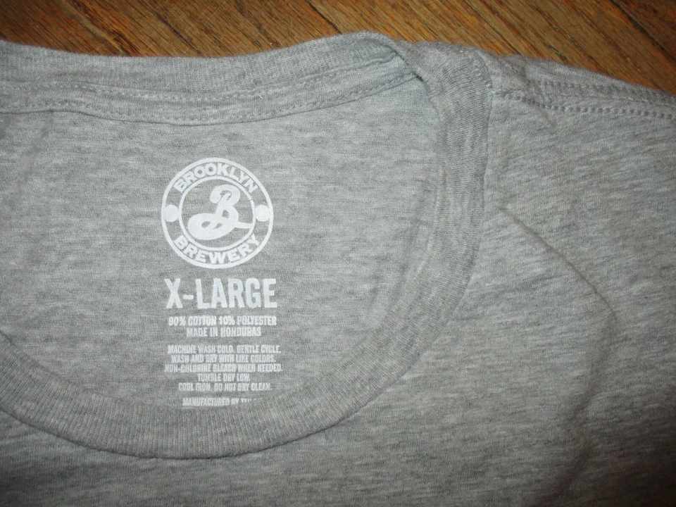 BROOKLYN BREWING T SHIRT Craft Beer Michigan Brewing Co. Adult XL - Image 3 of 3