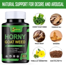 Horny Goat Weed Extract Complex - Invigorating Blend with Tribulus Saw Palmetto