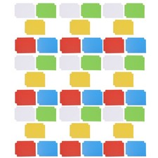  50pcs Vinyl Record Shelf Dividers Writable Index Card Organizer Tabs Thick