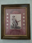 Pony Express Framed Display 10 Mercury Dimes 90% Silver WWII Era Winged Liberty
