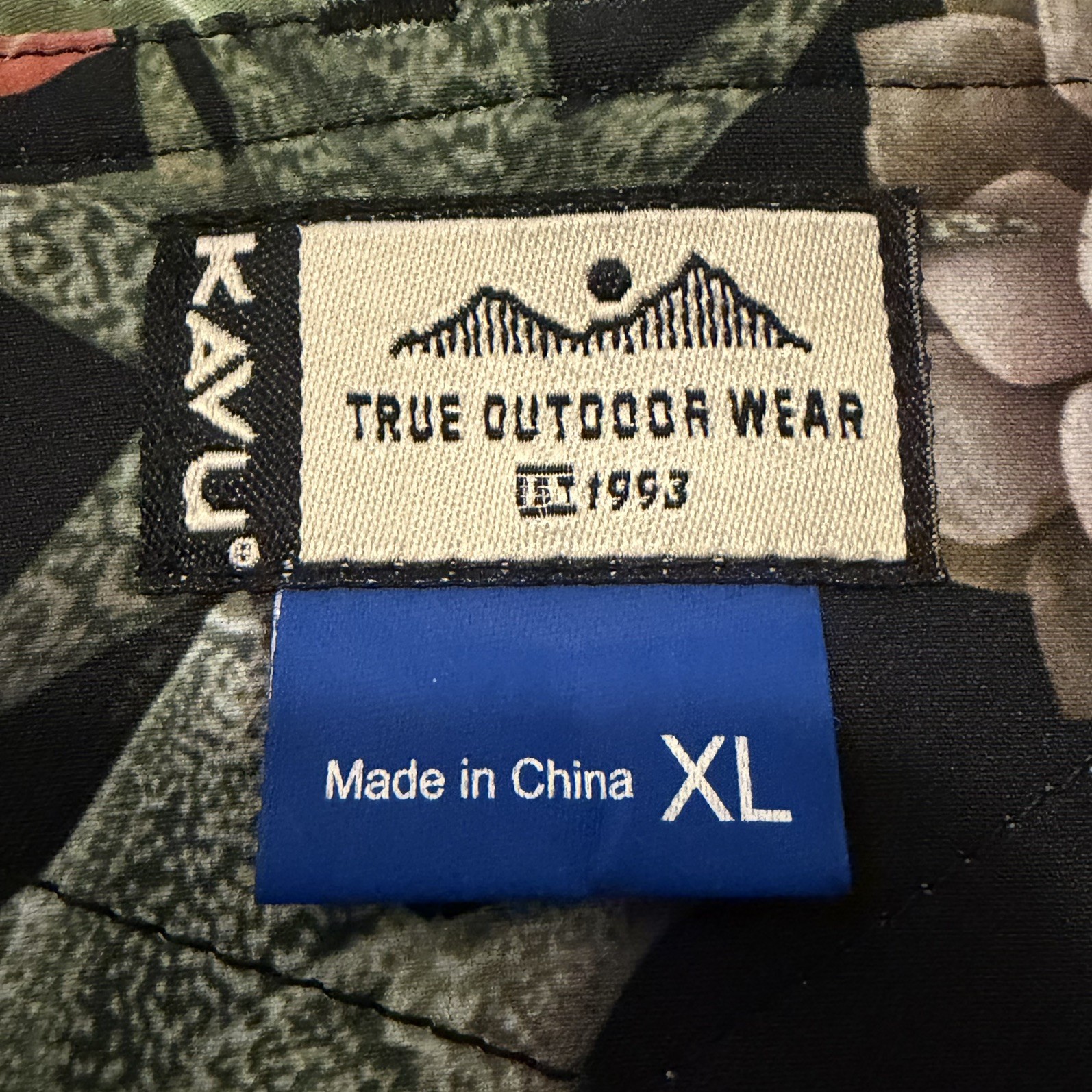 Kavu Black Succulent Print Relaxed Fit Overalls Bibs XL Gardening Plants image 2