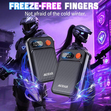 Hand Warmers Rechargeable 2 Pack - Electric, Magnetic, LED Display, 4 Heat Level