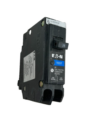 New No Box Eaton BRP115DF Circuit Breaker AFCI/GFCI 15A 1-Pole 120V