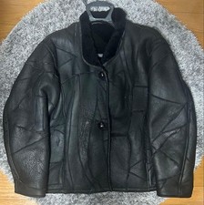 USED VINTAGE ISSEY MIYAKE MOUTON JACKET WITH FADED BROWN CORE GOOD