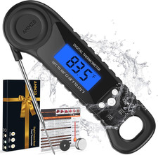 Meat Thermometer Digital, Instant Read Food Thermometer for Cooking, Grilling, B