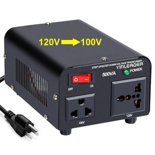 500W US to Japan Voltage Converter 120V to 100V Step down Transformer for Japane