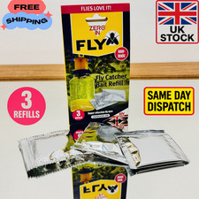 Zero In Fly Catcher Fly Bait Refill Sachets for Fly Max Fly Catcher Non-Hazard