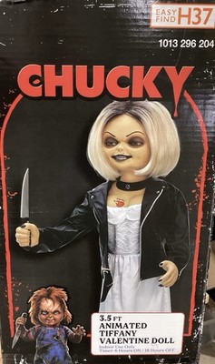 Chucky's Bride Animated Tiffany Valentine Doll H37. 3.5 Ft | eBay