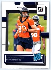2022 Donruss #385 Greg Dulcich RC - Denver Broncos