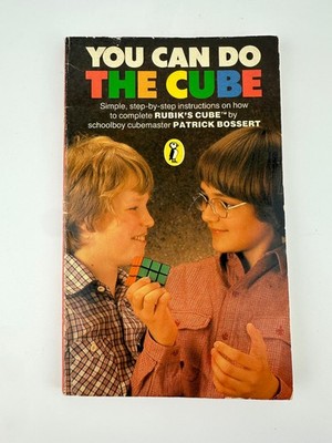 You Can Do the Cube: Rubik's Cube book 1981 retro nostalgia paperback vintage