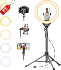 12" Selfie Ring Light with 62" Tripod Stand for Video Recording Streaming US
