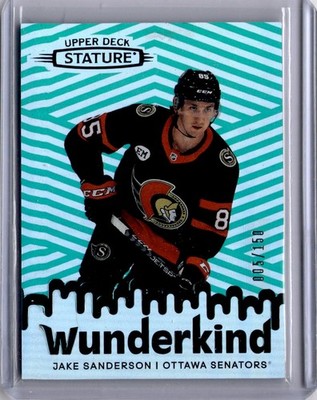 Jake Sanderson Wunderkind  005/150 2022-23 Upper Deck Stature [M008]