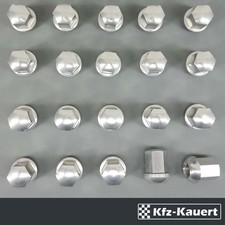 SC Radmutter Alu SET silber passend für Porsche 911 928 930 944 964 993