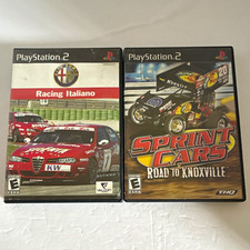 THQ Sprint Cars: Road to Knoxville - Sony PlayStation 2 PS2 w/ Manual (E)