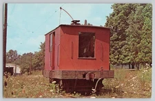 West Penn Locomotive 1 Electric Railway Car 1916 Red Switcher c1965 POSTCARD