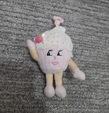 Whiffer Sniffers Pink Cupcake With Sprinkles 5" Scented Plush Clip