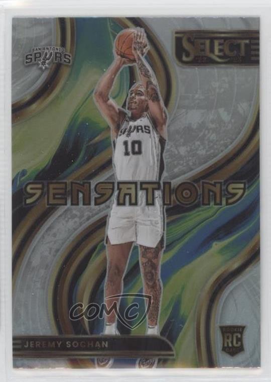 2022-23 Panini Select Sensations Silver Prizm Jeremy Sochan #25 11es