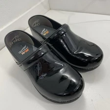 Dansko Professional Patent Shoes Black Sz 39EU 9US In Excellent Condition