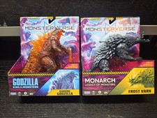 MonsterVerse Godzilla Lot of 2 Action Figures Burning Godzilla Frost Vark New