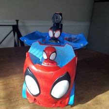 Marvel Spidey and His Amazing Friends Transporter Vehicle Rotating Character Toy