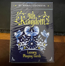 5th Kingdom Black Edition Playing Cards by Maria Fedoseeva - Brand New & Sealed