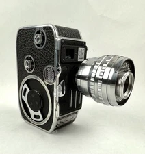 Paillard Bolex C8 8MM Movie Camera W/ Elgeet F/1.8 13mm Sychronex 8 *Read*