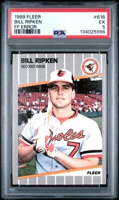 1989 Fleer - Billy Ripken #616 FF on Bat Knob for sale online | eBay