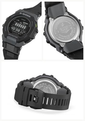 B-1982【中古】CASIO G-SHOCK GBD-300-1JF 黒 CASIO G-SHOCK GBD-300-1JF G-SQUAD Bluetooth MIP JDM Men's Black