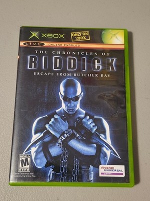 Chronicles of Riddick: Escape From Butcher Bay (Microsoft Xbox, 2004) CIB