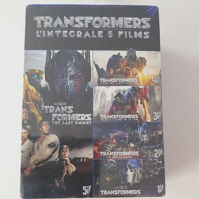 COFFRET 5 DVD TRANSFORMERS L' INTEGRALE DES 5 FILMS neuf sous blister