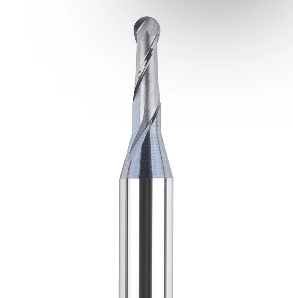 SpeTool M03004 5Pcs CNC SC Spiral for Steel, Stainless Steel with TiAlN 1/16" N - Image 4 of 4