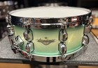 Tama Used Starclassic Bubinga 5.5x14 Light Jade Burst Snare Drum