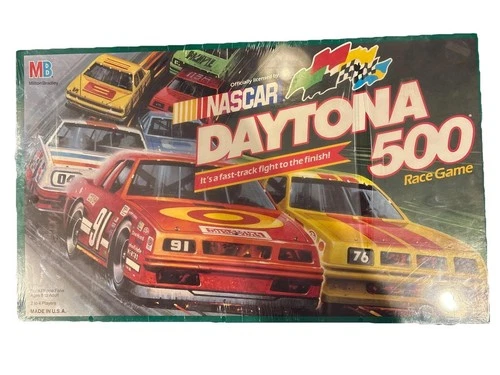 Daytona 500 Milton Bradley NASCAR Racing Board Game Complete - Vintage 1990