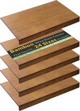 Wire Shelf Covers, Bamboo Wire Rack Covers fo...