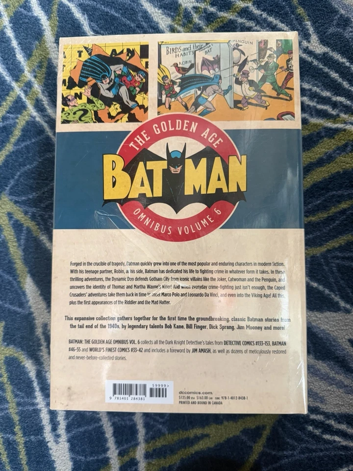 Batman Golden age Omnibus Vol 6 Sealed Mint Sharp Corners - Image 2 of 4