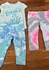 Girls 2T Jumping Beans Mint Green Tie Dye Outfit Pink Tie Dye Pants  — photo 1