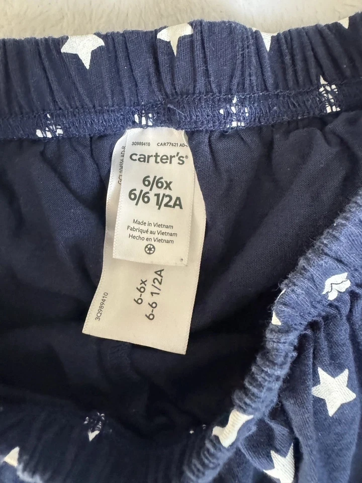 Pantalón Corto Estrella Azul Y Blanco Carters Niñas Talla 6 Nuevo Sin Etiquetas Foto 3 de 4