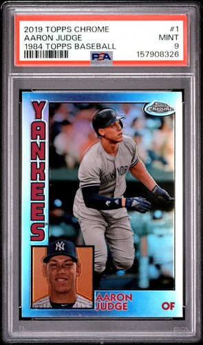 2019 Topps Chrome - 1984 Topps Aaron Judge #84TC-1 Refractor PSA 9