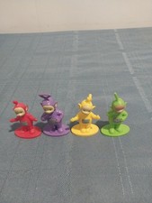 Vintage Teletubbies Set 4 PVC Figures 3" 1998